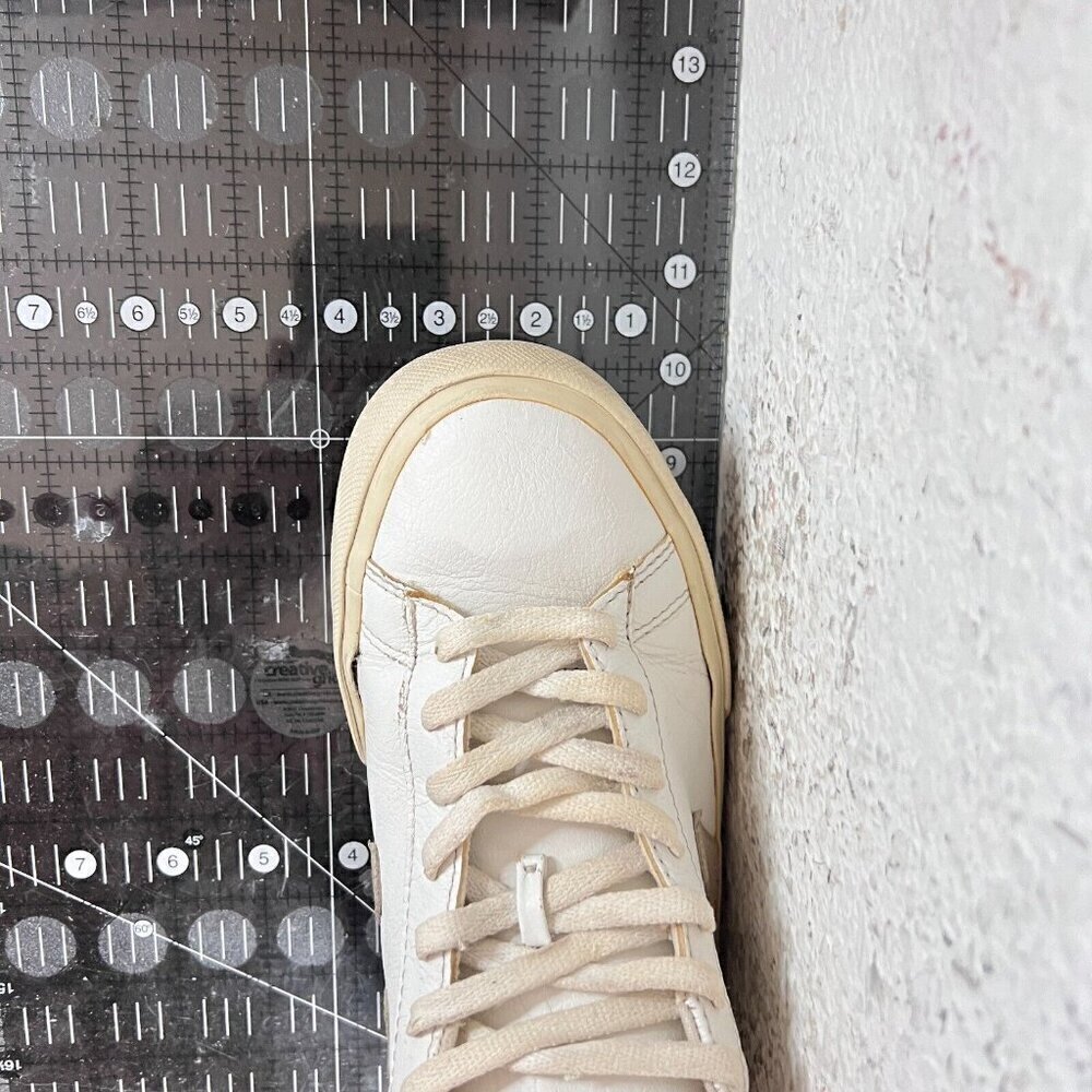 Veja Campo Chromefree Women Size 8 White Natural Leather Low Top Training Shoes - Picture 15 of 15
